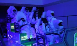 TEKNOFEST'te çocuklar uzay yolculuğu deneyimi yaşadı