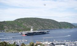 ABD'nin uçak gemisi Norveç'te