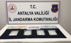 Manavgat'ta 1 kilogram metamfetamin ele geçirildi