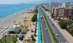 Alanya'ya bisiklet yolu