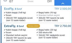 Uçak biletlerinde tavan fiyat 2 bin 500 TL