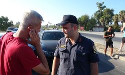 Kaza yapan sürücü jandarmayı bezdirdi