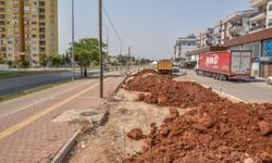 Kepez'de caddeler renkleniyor