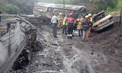 Tanker kazası: 8 ölü