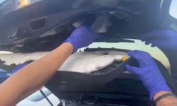 Şüpheli araçtan 1 kilo 70 gram kokain ele geçirildi