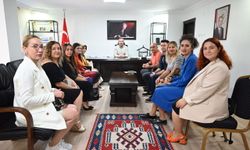 Kaymakam Ahmet Solmaz'a Suat Göv'den ziyaret