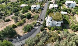 İncekum'a sıcak asfalt