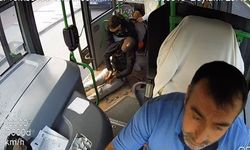 Fenalaşan yolcuyu şoför kurtardı