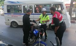 Manavgat'ta kask denetimi