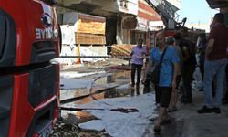 Antalya'da atölyede yangın çıktı