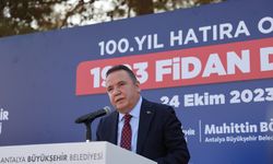 100. Yıl Hatıra Ormanı için fidanlar toprakla buluştu