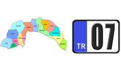 Antalya'nın ilçe ilçe plaka kodları