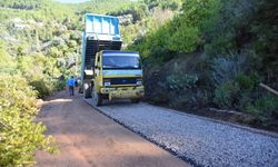Alanya'dan asfalt çalışması