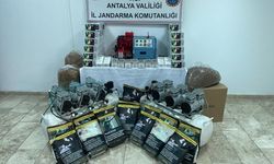 Antalya'da kaçak tütün baskını!