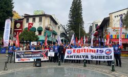 Antalya’da öğretmenler iş bıraktı!