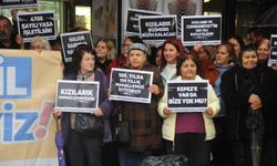 Kızılarıklılar eylem yaptı