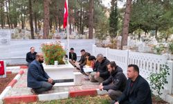 Şehit Tuncay Arslan, mezarı başında anıldı