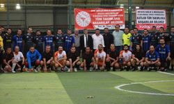 Sağlık çalışanları turnuvada buluştu