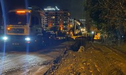 Alanya'da drenaj çalışması