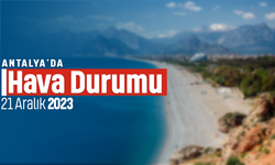 Antalya'da hava durumu