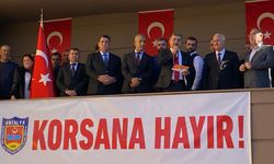 Antalya'da 'korsana hayır' konvoyu