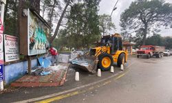 Kemer'den temizlik çalışması