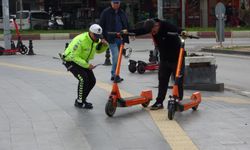 Manavgat'ta scooterlara ceza yağdı