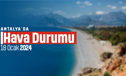 Antalya'da hava durumu