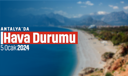 Antalya'da hava durumu
