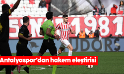 Antalyaspor’dan hakem eleştirisi