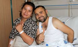 Eşinin böbreğiyle hayat buldu