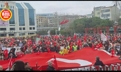 Staj ve çıraklık mağdurları miting düzenledi