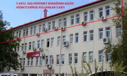 Kaş Adliyesi'nde 'tuvalet' krizi çözülemedi