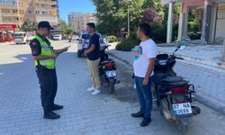 Alanya'da trafik denetimi