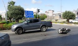 Manavgat'ta motosiklet kazası: 1 yaralı