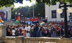 Filistin’e destek gösterileri Küba’ya sıçradı