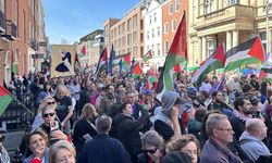 İrlanda’da da Filistin’e destek gösterisi