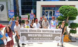 BES Antalya, SGK önünde eylem yaptı