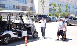 Şehir Hastanesi'nde elektrikli araçla hizmet