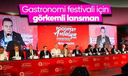 Gastronomi festivali için görkemli lansman