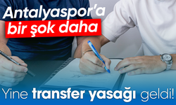 Antalyaspor’a bir şok daha: Yine transfer yasağı geldi!