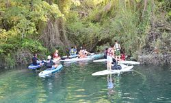 Manavgat Baraj Gölü'nde temizlik