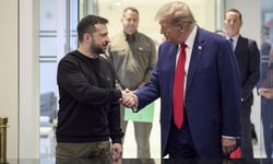 Trump ve Zelenskiy bir araya geldi