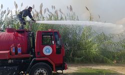 Kargılık alanda yangın