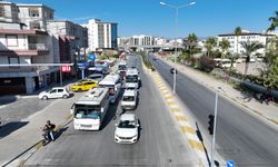 Serik'te yoğun trafiğe sinyalizasyon ile önlem