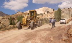 Büyükşehir'den yayla yolunda yeni yol ve bakım