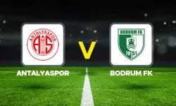 Antalyaspor Bodrumspor’u ağırlıyor. İşte tüm merak edilenler...