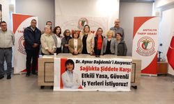 Antalya Tabip Odası, Dr. Aynur Dağdemir’i andı