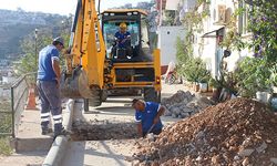 Finike'de altyapı çalışması