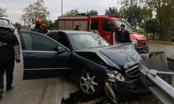 Otomobil ok gibi saplandı